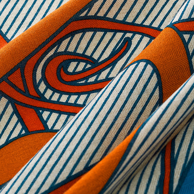 Coup de Fouet Chemise giant triangle - Brown | Hermès Mainland China